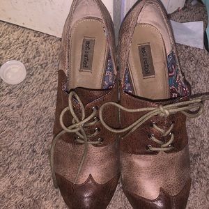 Not rated lace up heels